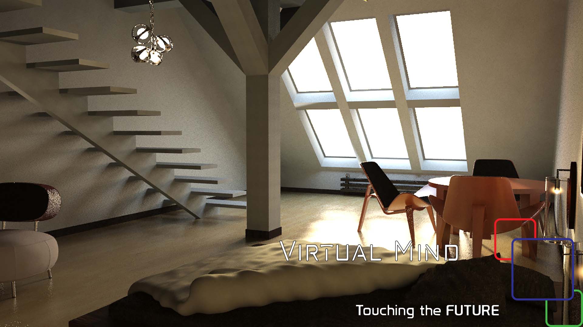 visualisation architecturale, garçonnière
