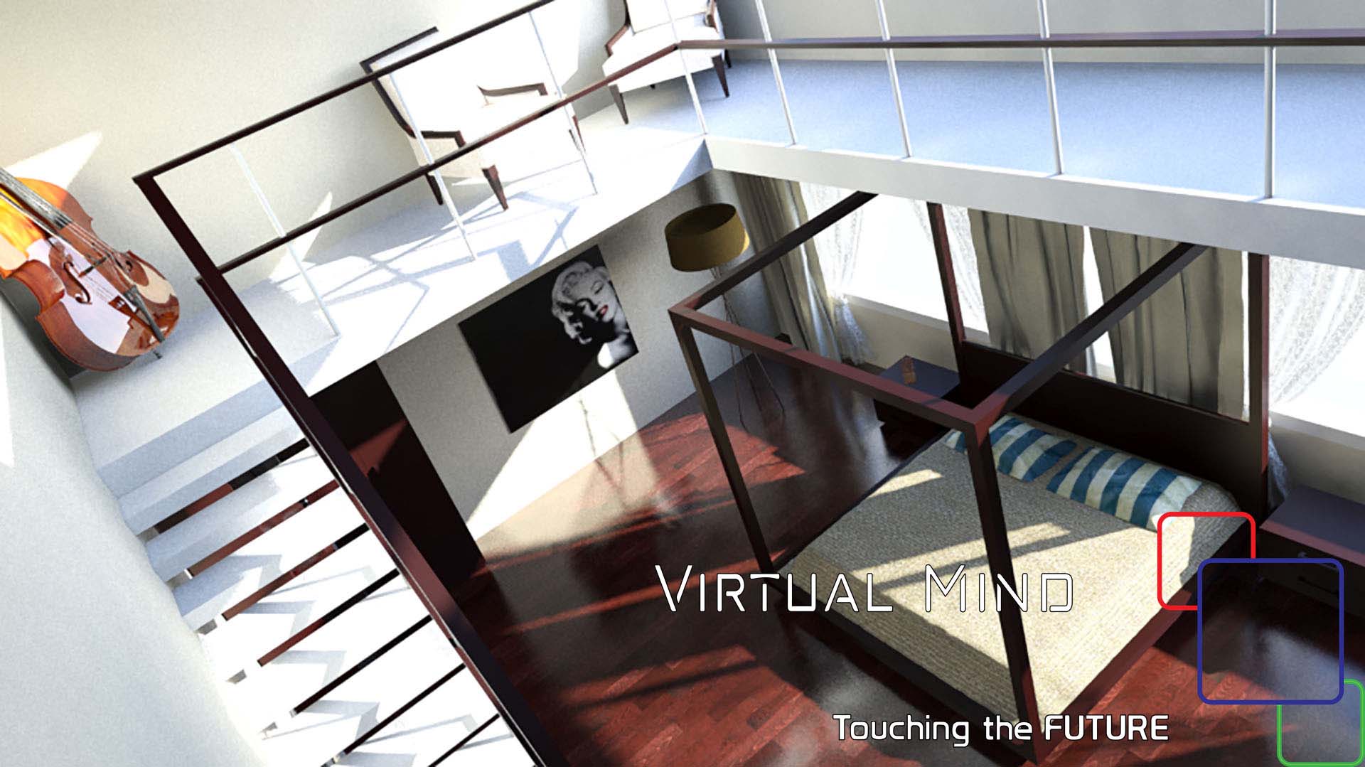 visualisation architecturale, chambre Maryline