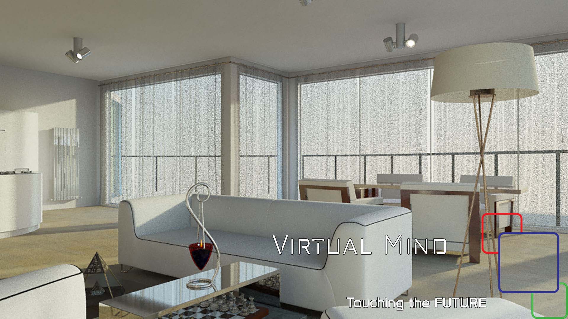 visualisation architecturale, salon