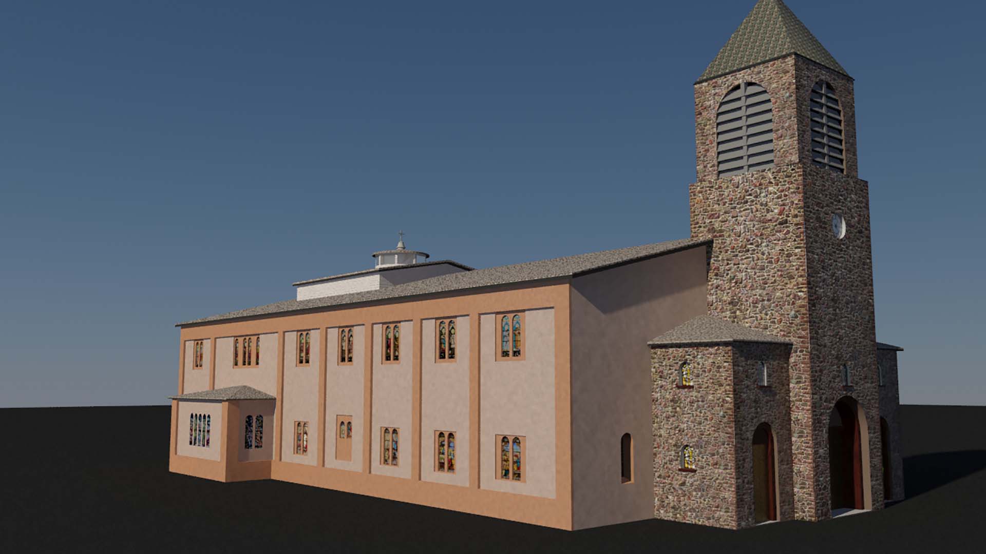 Rendu extérieur Cathédrale