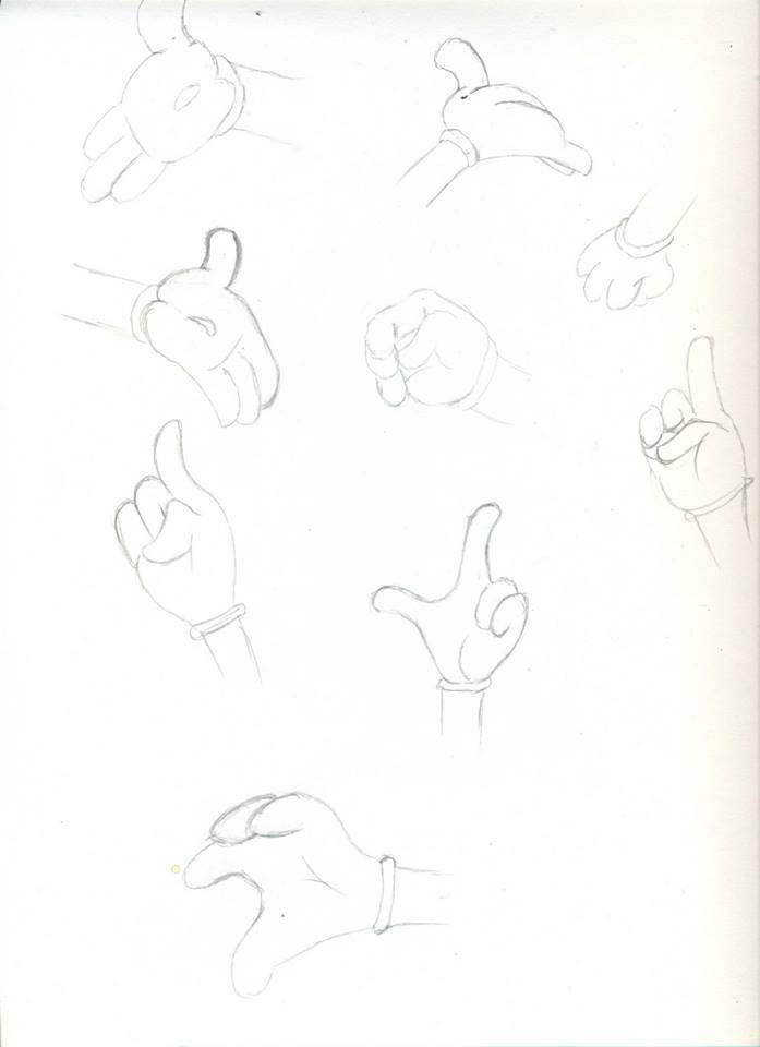 Etude de anatomique Toon, gestuele